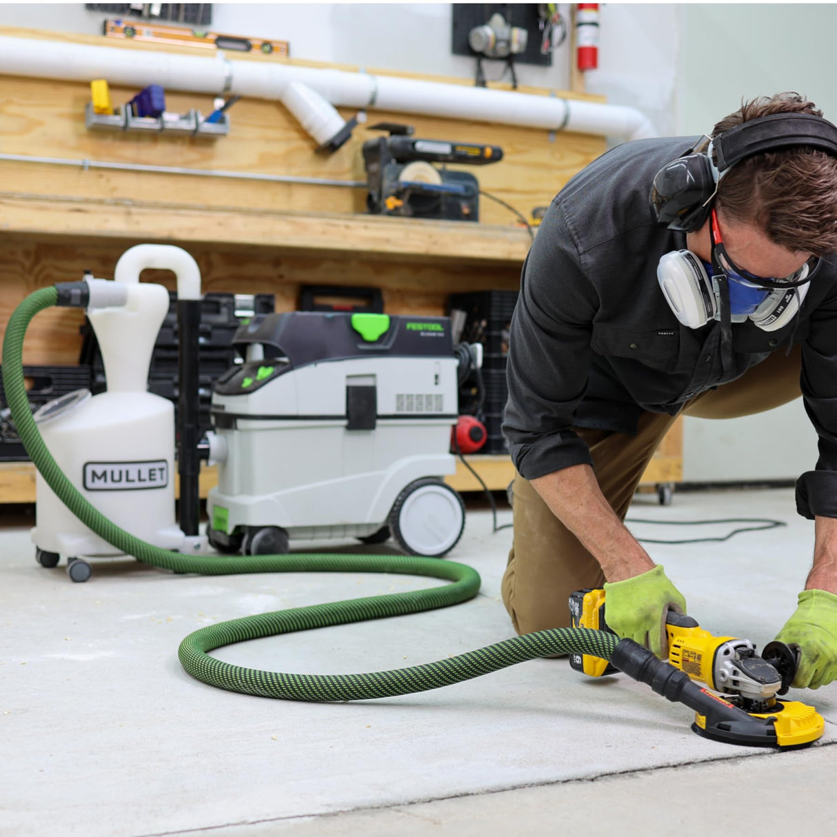 Mullet ThirdHand Dust Collection Boom Arm (Boom Arm + Cyclone) Mullet