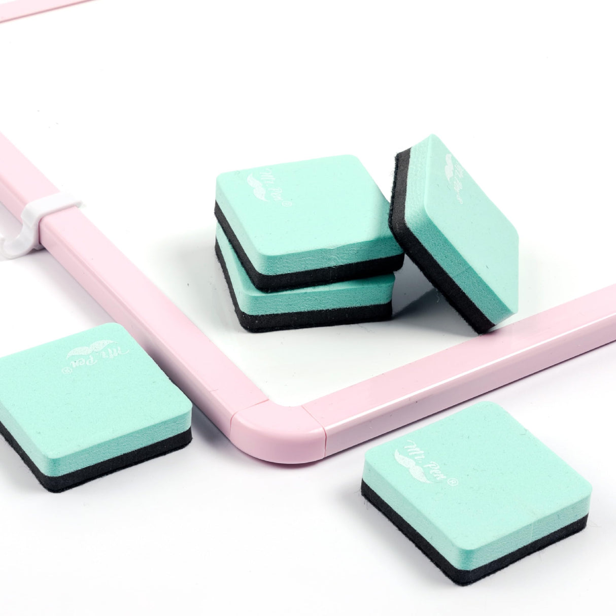 Mr. Pen- Mini Dry Erase Eraser, 24 Pack, Green Magnetic Dry Eraser, Whiteboard Eraser, Dry Erasers for Whiteboard, Magnetic Dry Erase Eraser, Dry Mr. Pen