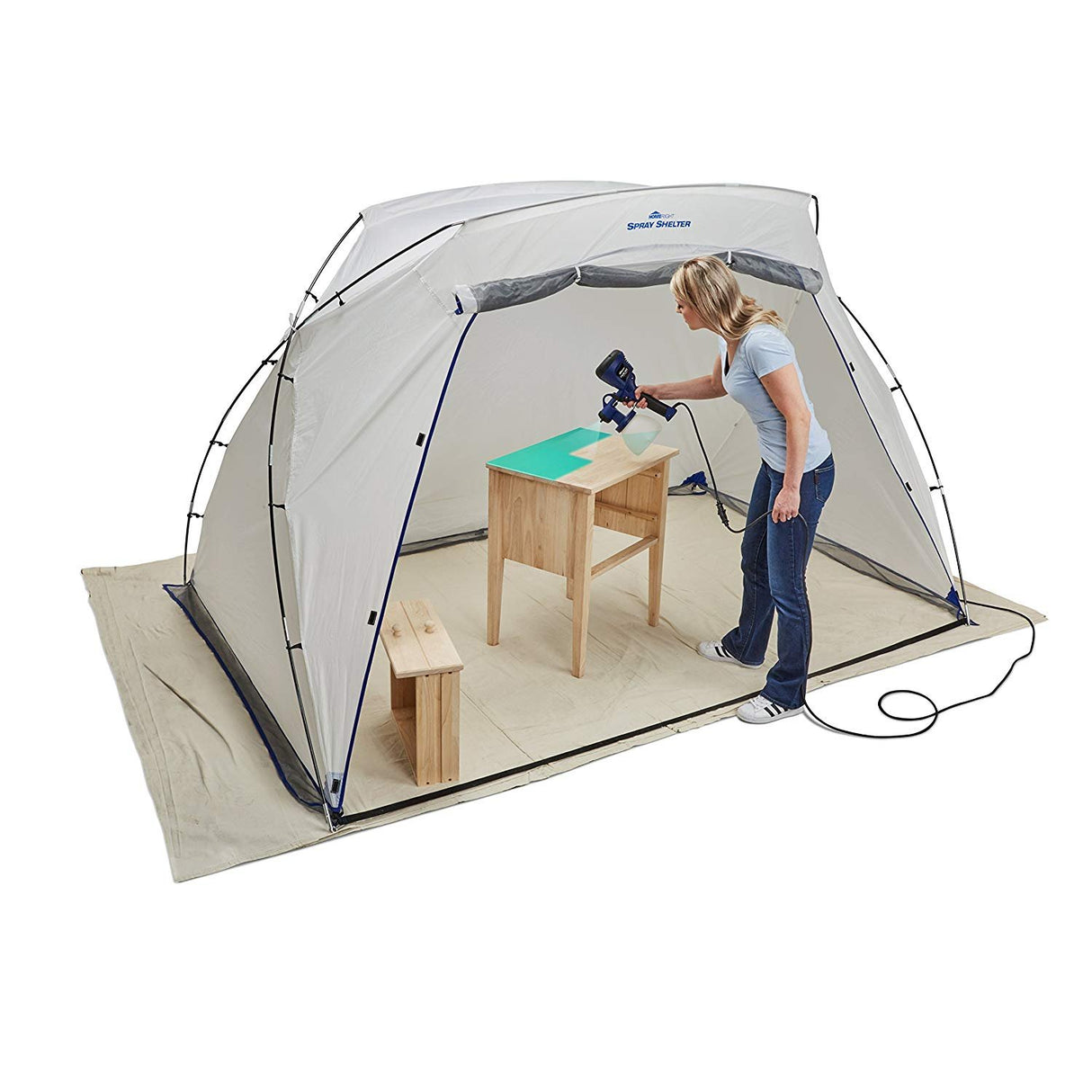 HomeRight C800971.A Super Finish Max, Includes 3 Brass Spray Tips, 3 Spray Patterns, Easy to Clean HVLP Paint Sprayer, Great for Furniture, Cabinets, HomeRight