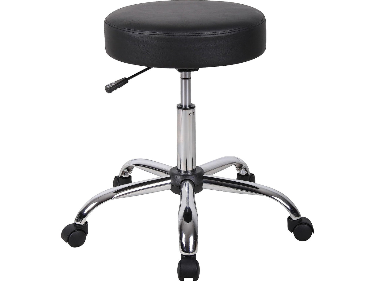 Boss Office Products Be Well Medical Spa Stool in Black Boss Office Products