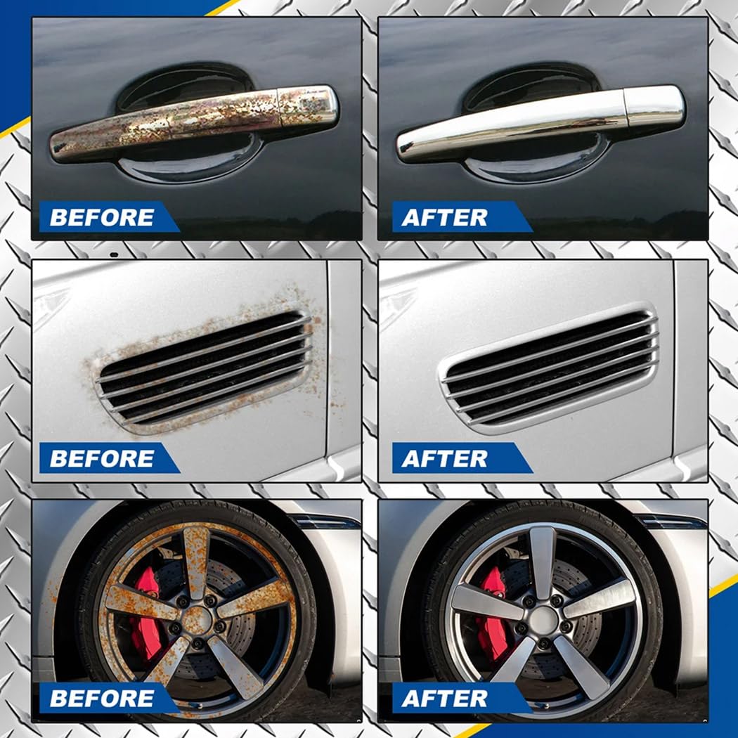 Alkyne Multi Purpose Rust Remover Spray, Ouhoe Iron Powder Remover, Ouhoe Rust Removal Spray, Rustout Instant Remover Spray for Rust from Tools, Alkyne