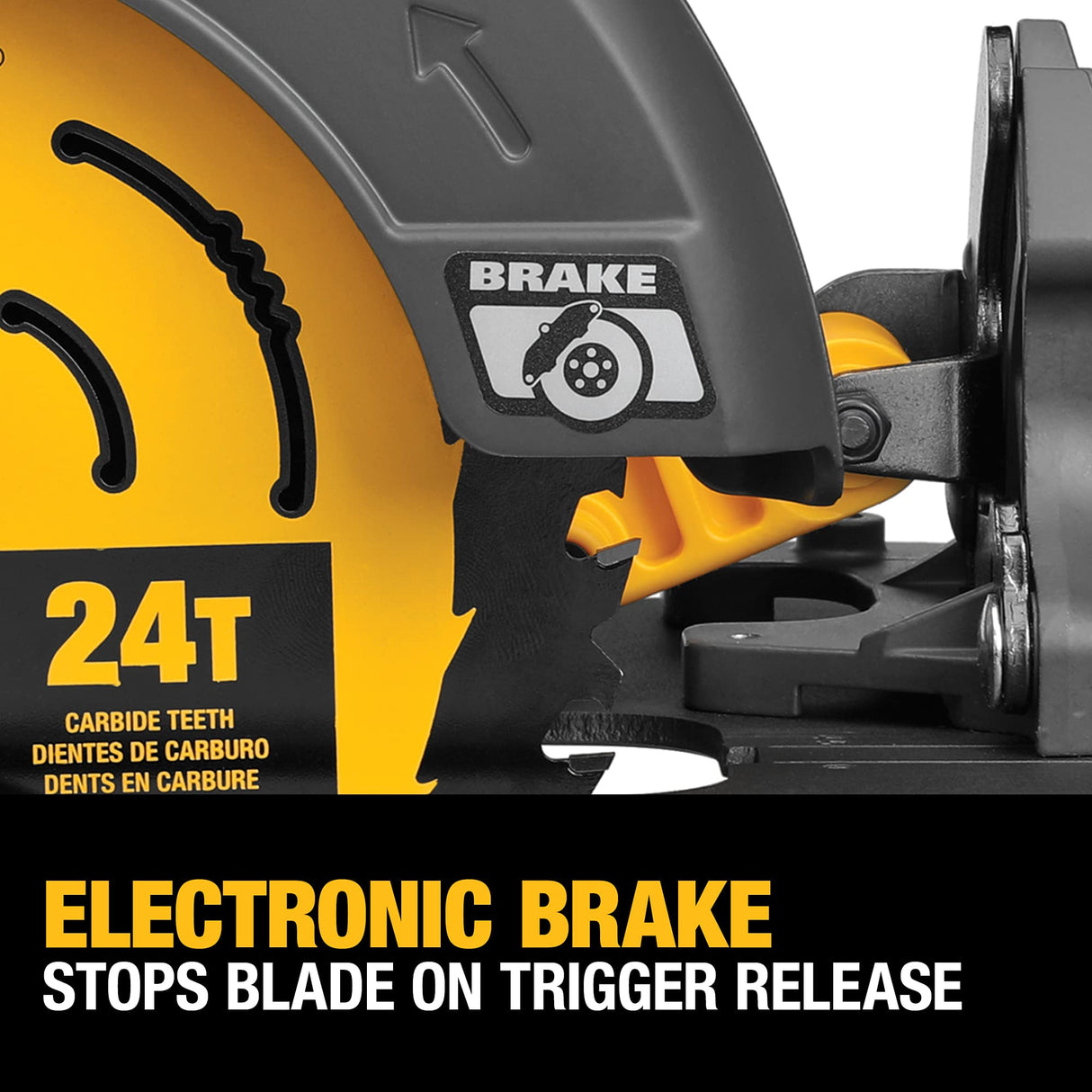 DEWALT FLEXVOLT 60V MAX* Circular Saw with Brake Kit, 7-1/4-Inch (DCS578X2) DEWALT