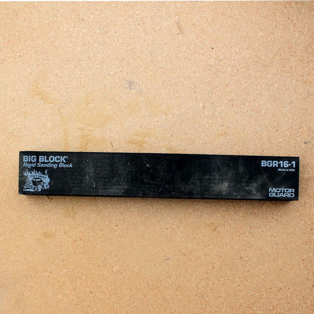 Motor Guard - BGR161 BGR16-1 Rigid PSA Sanding Block, 2 5/8" x 16" Motor Guard
