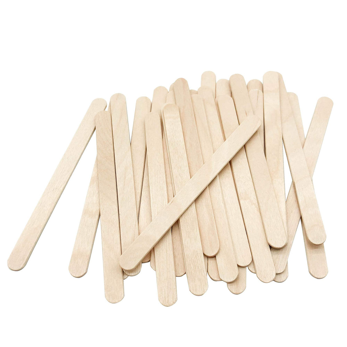 KTOJOY 200 Pcs Craft Sticks Ice Cream Sticks Natural Wood Popsicle Craft Sticks 4.5 inch Length Treat Sticks Ice Pop Sticks for DIY Crafts KTOJOY
