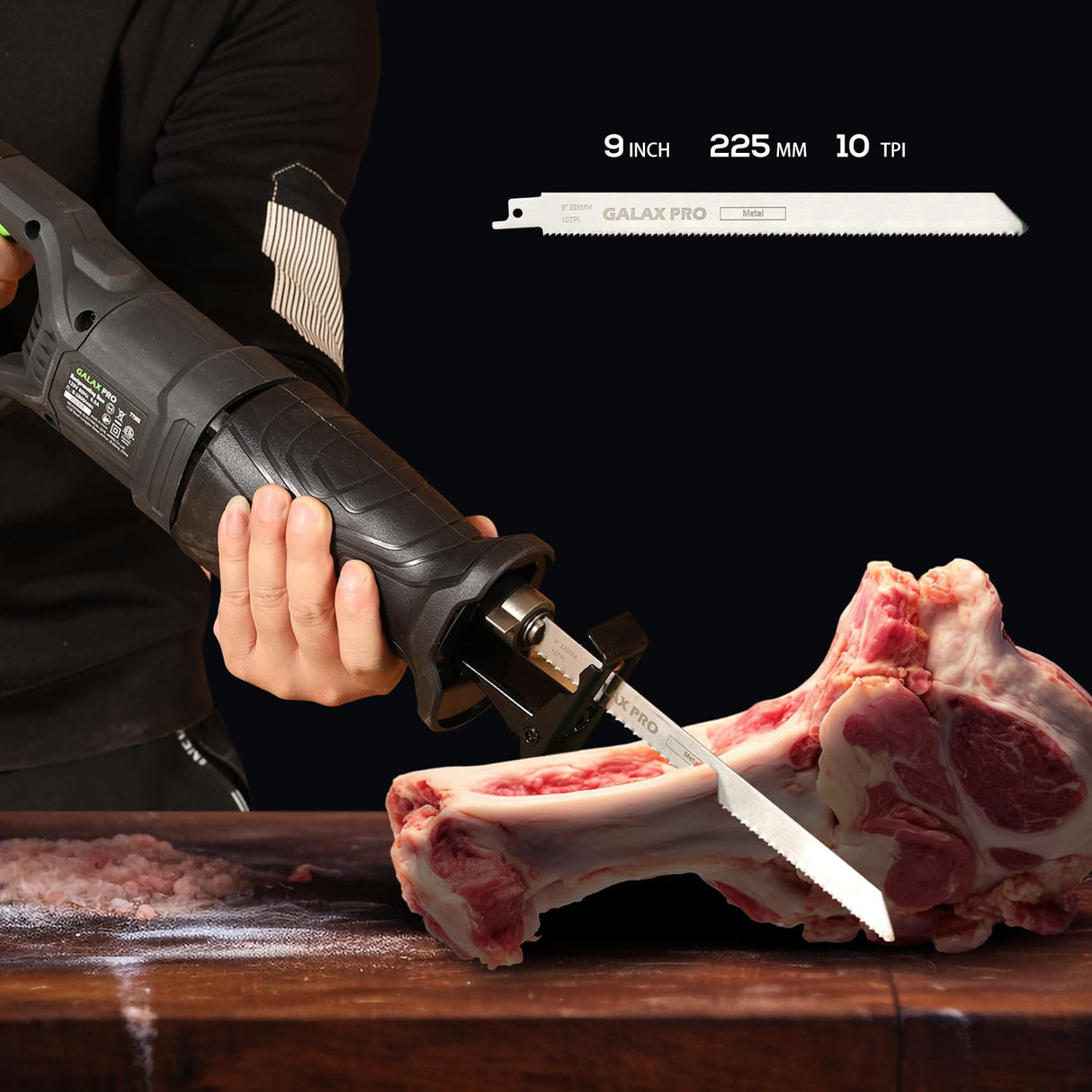 GALAX PRO 120V Reciprocating Saw, 6.0 Amp Variable Speed Corded Reciprocating Saw with1-1/8" Stroke Length, 2800RPM and 6" Max for Wood, Metal, PVC GALAX PRO