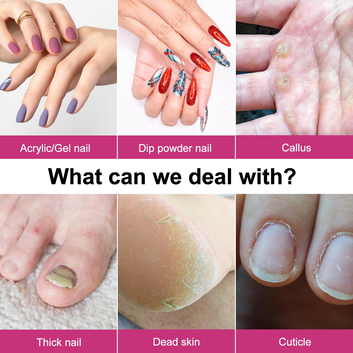 COSLUS Cordless Nail Drill Electric File: Professional for Acrylic Gel Dip Powder Nails Portable Nail Drill Machine Kit for Manicure Pedicure Nail COSLUS