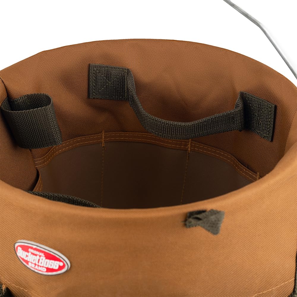 Bucket Boss The Bucketeer Bucket Tool Organizer in Brown, 10030 Bucket Boss