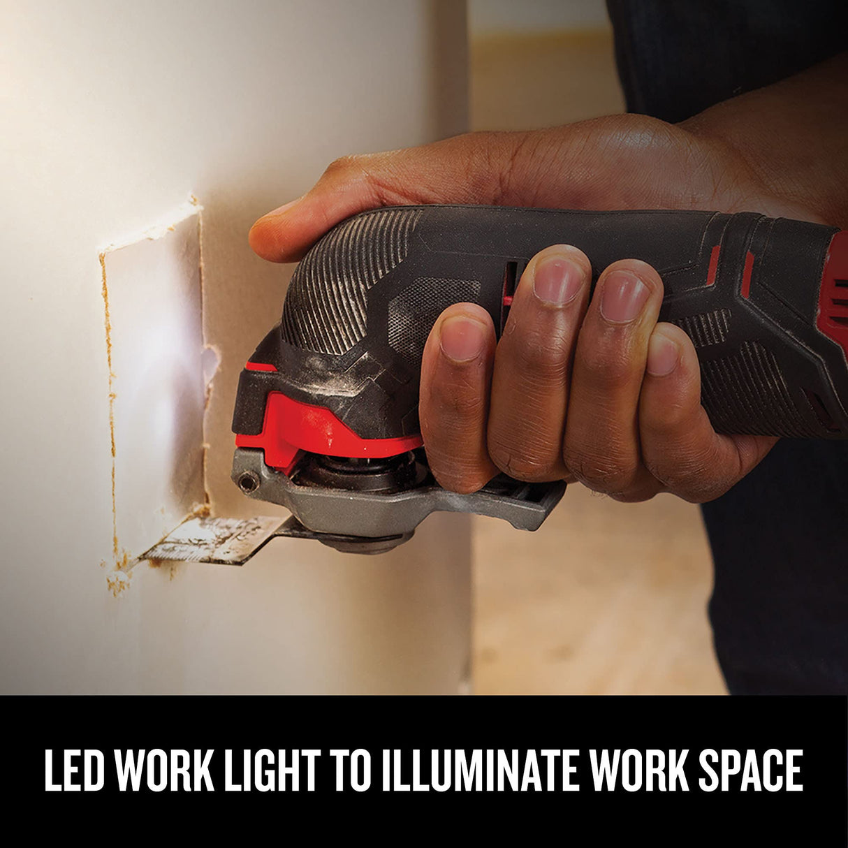 CRAFTSMAN V20 Cordless Multi-Tool, Oscillating Tool Kit, Blades, Sand Paper, Battery and Charger Included (CMCE501D1) Craftsman