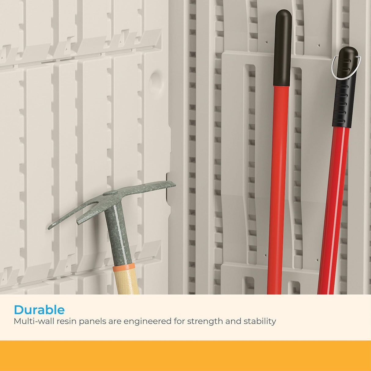 Suncast BMS1250 Vertical Shed with Floor - Vanilla Suncast