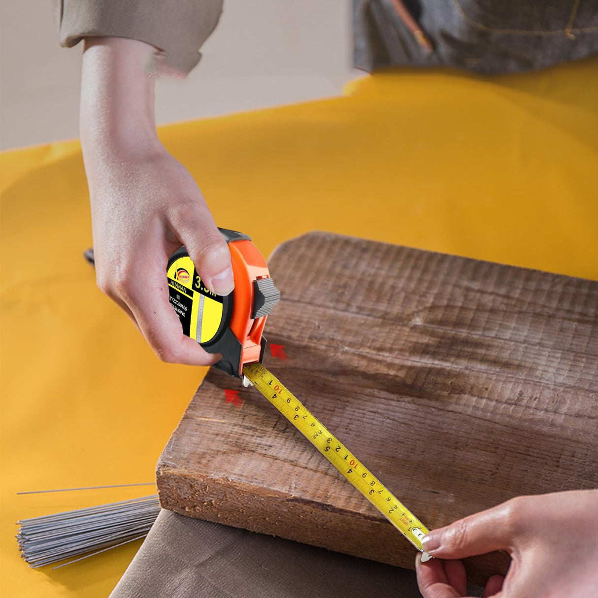 Merkaunis 20 Pcs Tape Measure 12 ft, Retractable Measuring Tape Bulk Self Locking Measurement Tape Easy to Read with Fractions 1/8, Steel Power Tape Merkaunis