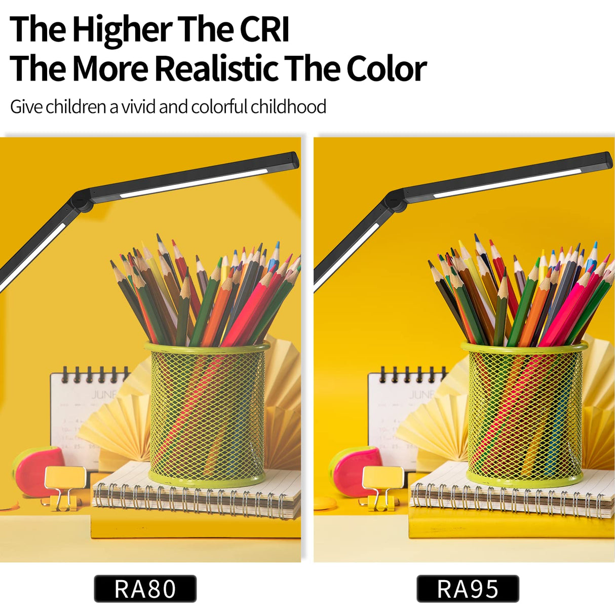 LED Desk Lamp with Clamp, Architect Desk Lamp with Dual Light and Adjustable Swing Arm, Clip-on Eye-Care 4 CCT Modes & 5 Brightness Levels Table Micomlan