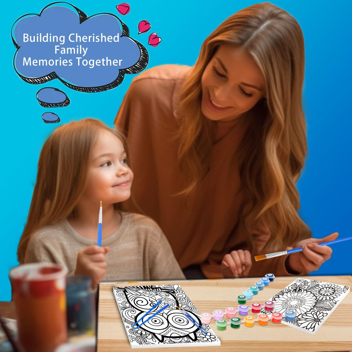 Paint by Numbers Kit for Kids and Adults, Art Supplies for Kids 6-12, Painting Kits for Kids, Crafts and Fun, Acrylic Paint Set, Canvas Painting Kit, Wings Giant