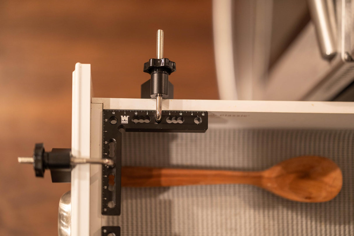 WEN 4.5-Inch 90-Degree Precision Positioning Squares and Setup Blocks with Laser-Etched Scales (ME900L) WEN