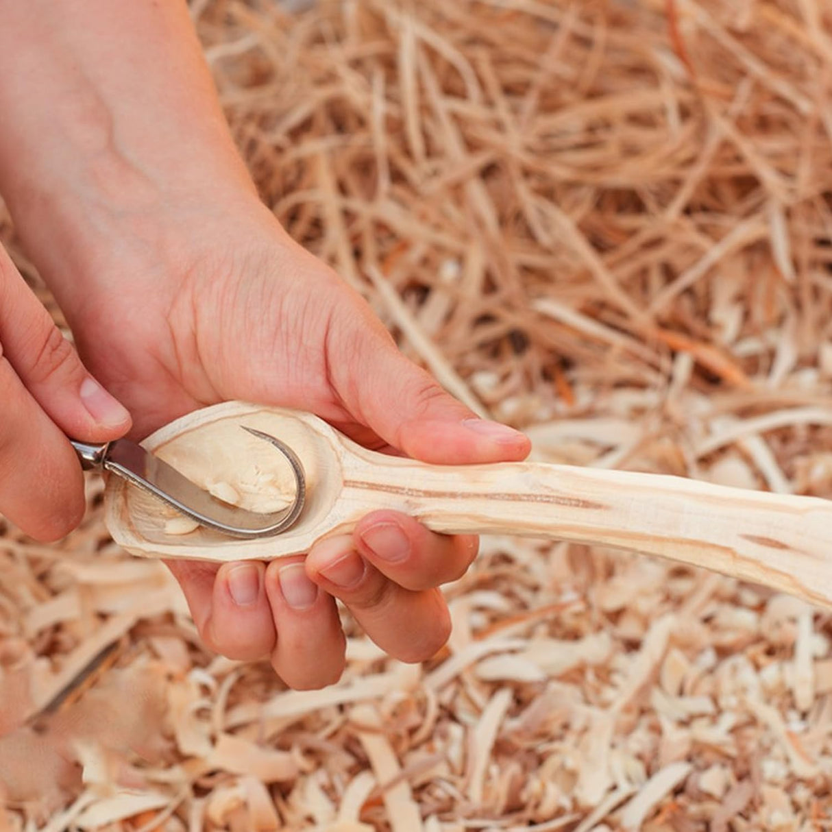 Unfinished Wood Carving Spoon Kit, Blank Wooden Spoon for Whittling Unfinished Wood Blocks Carving Blanks Hobby Wood Carving Blocks Wooden Blank for dcvbny