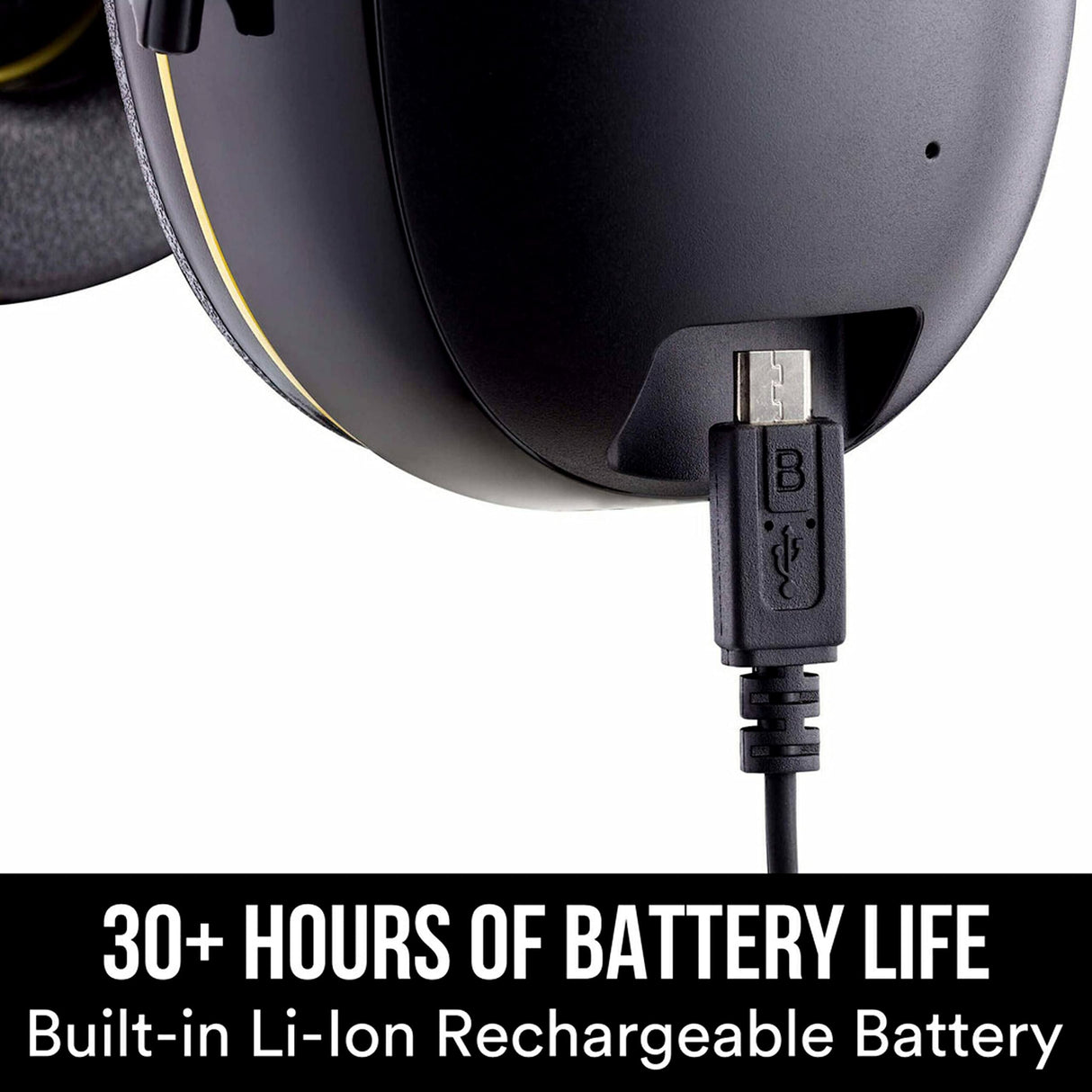 3M WorkTunes Connect Hearing Protector with Bluetooth Wireless Technology, 24 dB NRR, Hearing Protection Safety Earmuffs,Black 3M