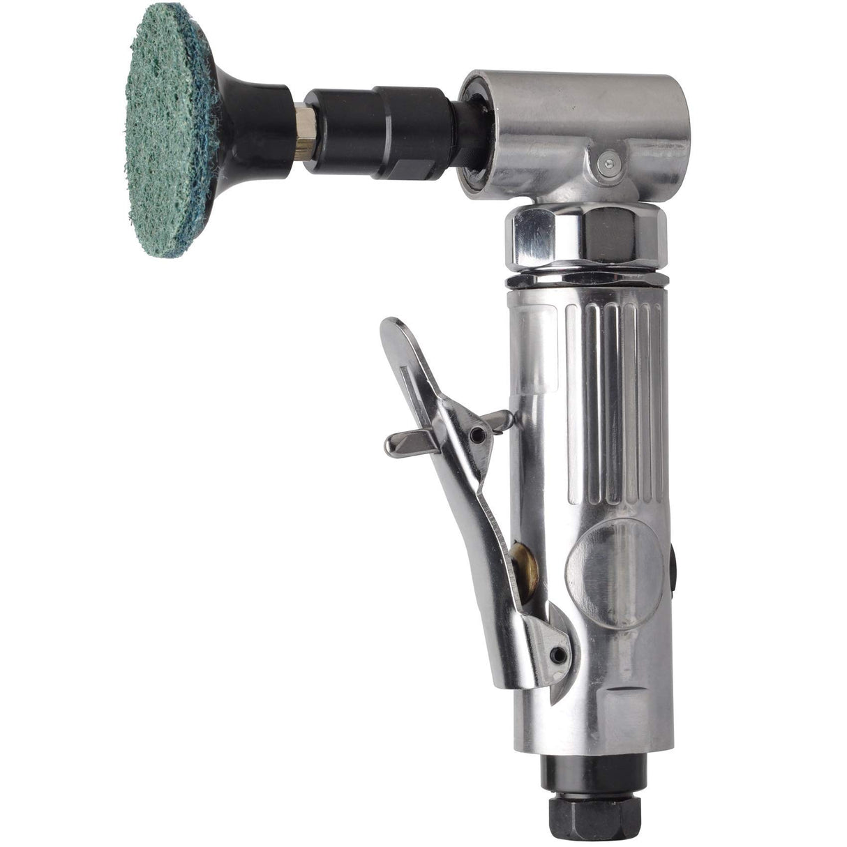 TOOLPEAK 1/4 inch angle air die grinder with 22 pcs 2-inch roll lock sanding discs, polished color angle pneumatic die grinder, air die grinder kit WoodArtSupply