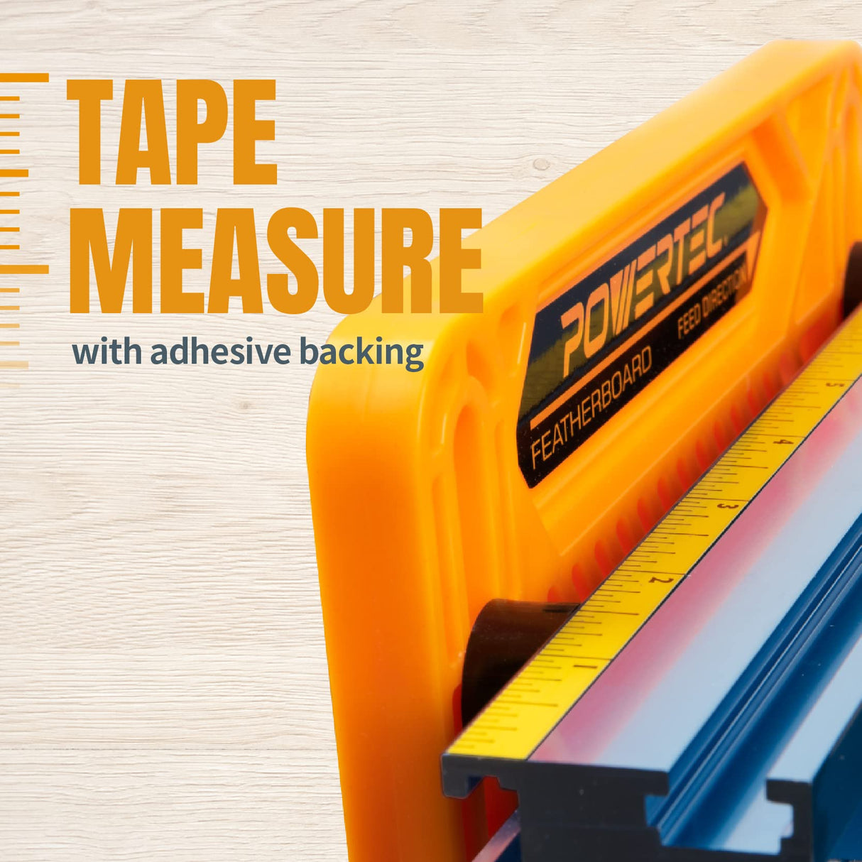 POWERTEC 71402 Bench Top Router Table and Fence Set, with 24” x 16” Laminated MDF Top, 2-1/2” Dust Collection Port and Featherboard POWERTEC