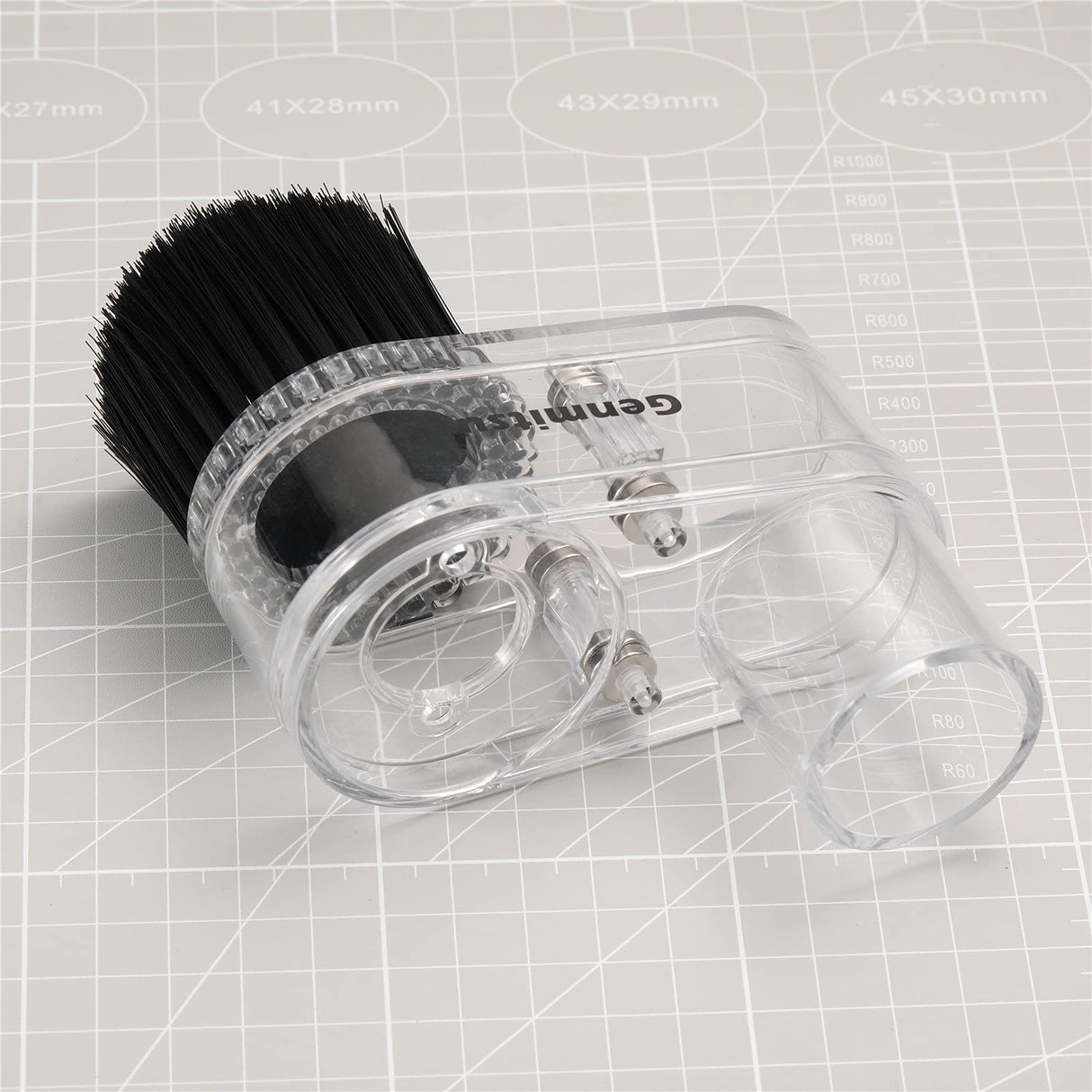 Genmitsu CNC Dust Shoe ABS Cover Cleaner for 3018 Series CNC Router/CNC Machines with a 42mm Diameter Motor, Hose Adapter Outer Diameter 38mm (1.5″), Genmitsu