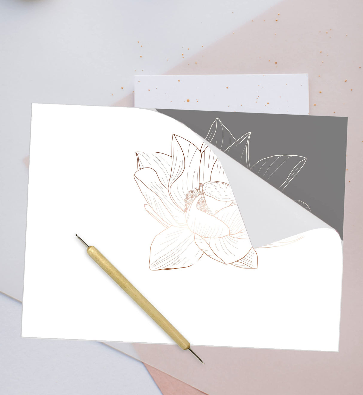 MyArtscape Graphite Transfer Paper Bundle - Wax Free - Erasable - Smudge-Free - Ideal for Drawing, Tracing and Watercolor Transfer - Premium Arts and MyArtscape