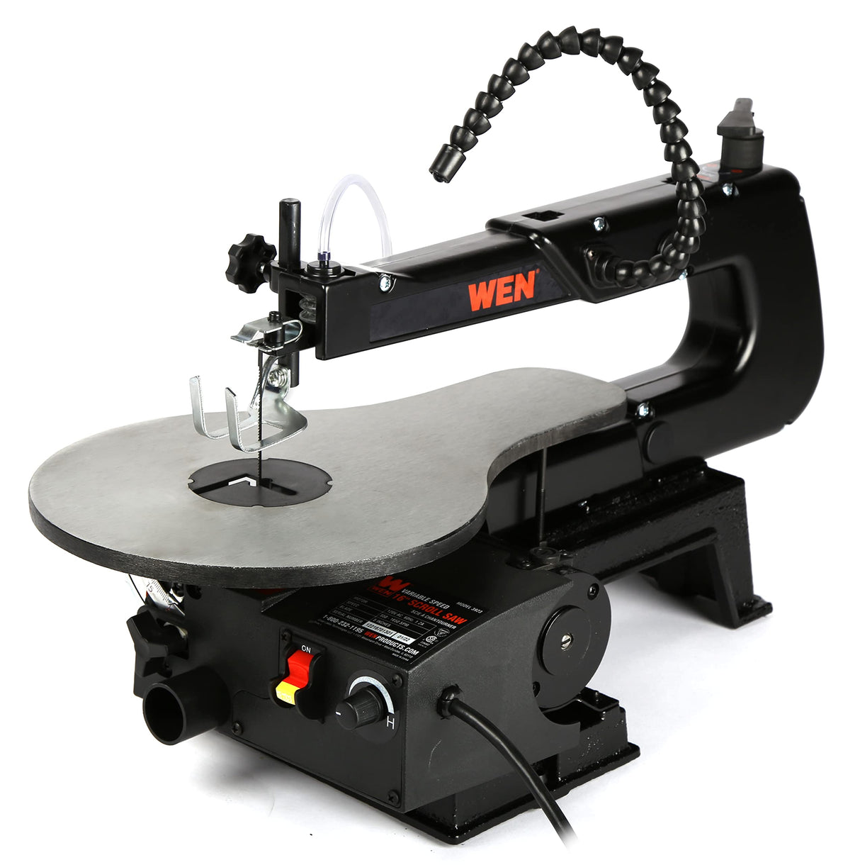 WEN 3923 16-Inch Variable Speed Scroll Saw with Easy-Access Blade Changes and Work Light , Black WEN