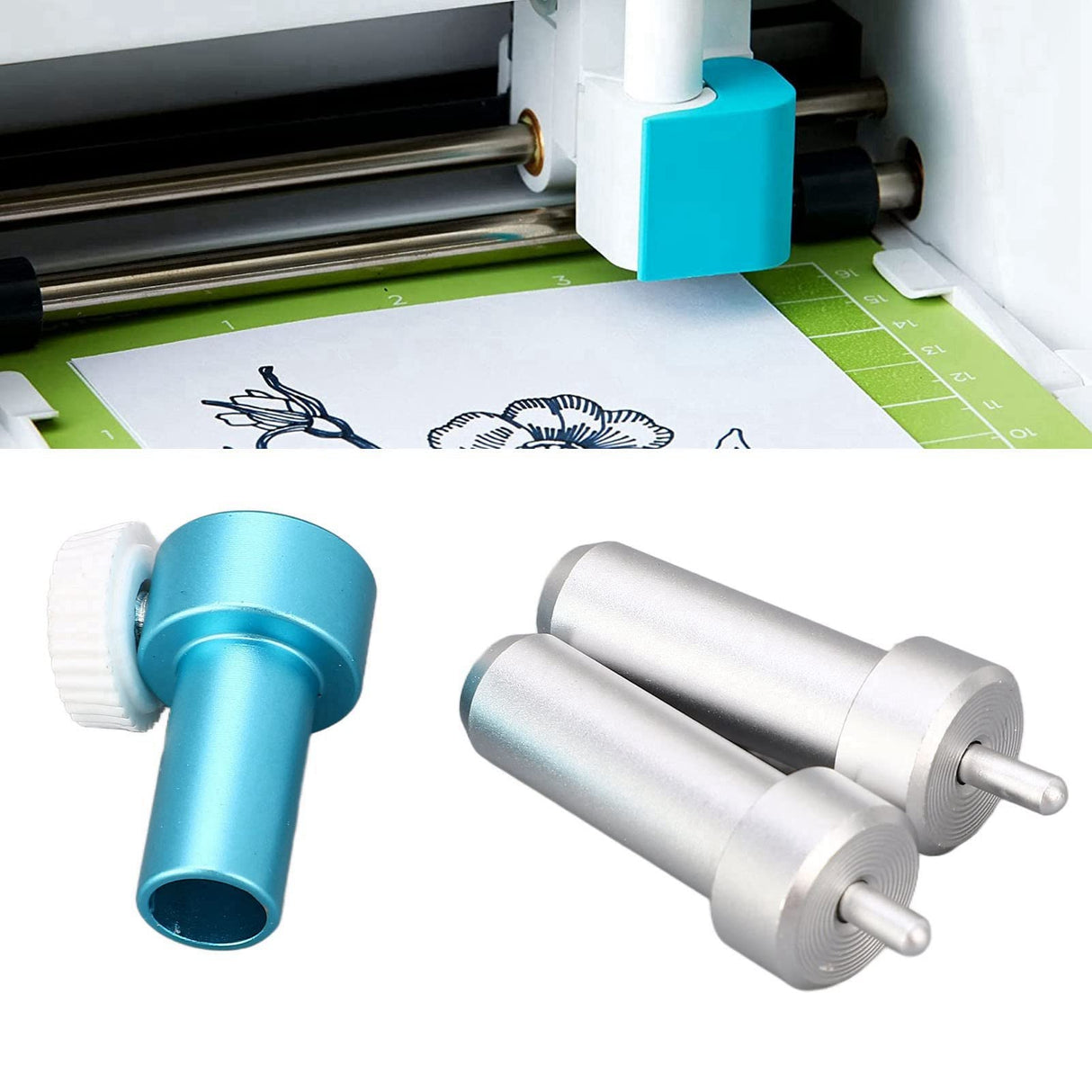 Oumefar Joy Machine Replacement Cutting Blades Set, Foil Transfer Kit Includes 4 Different Specifications of Blades Universal Design Oumefar