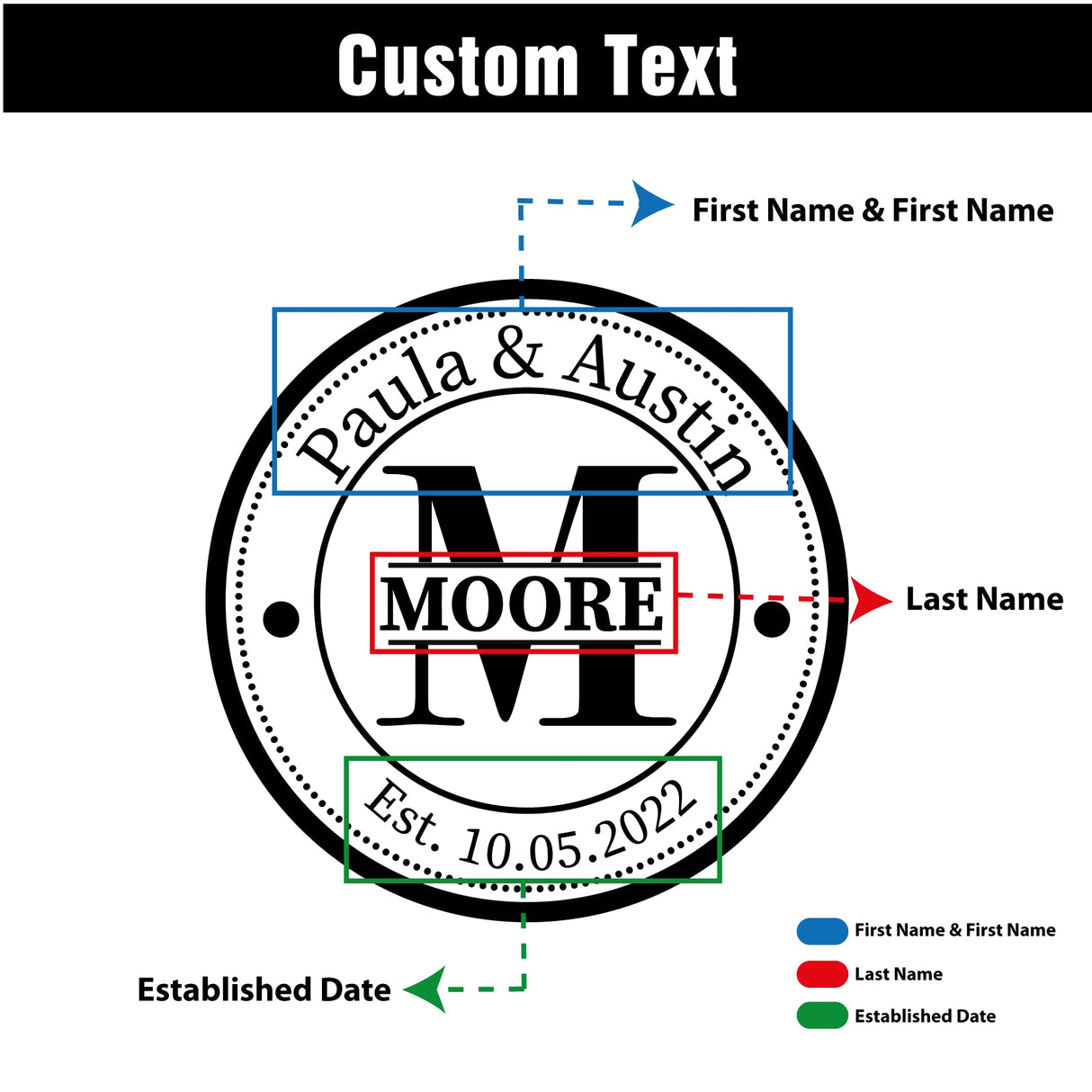 Personalized Cutting Board, Perfect Gifts for Couples or Parents, Customizable Christmas Gifts, Wedding, Anniversary, House Warming Gift Idea, Wooden Kenzal Customized