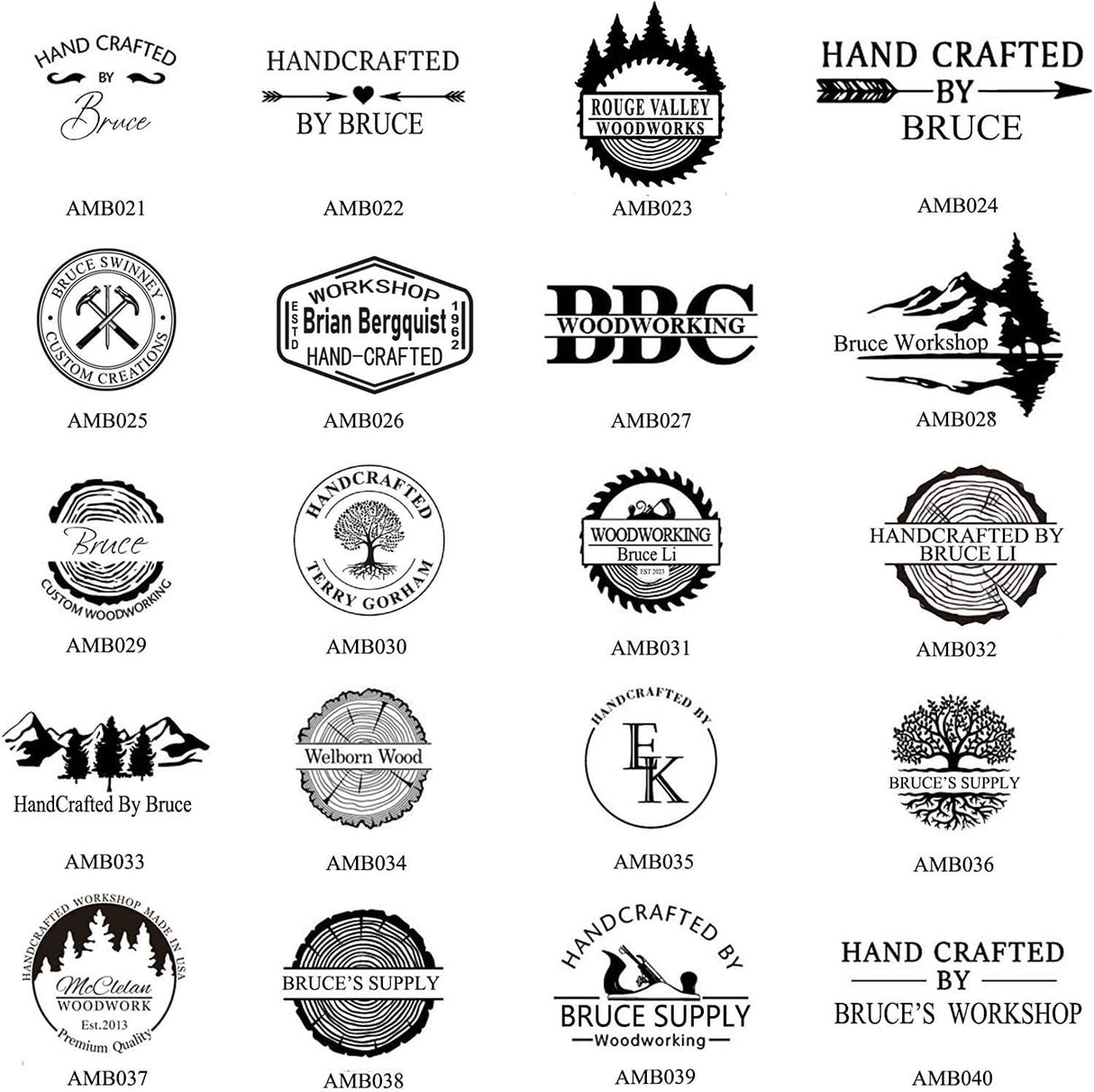 Custom Metal Branding Iron for Personalised Wood Logos and Craft Stamping Arokimi