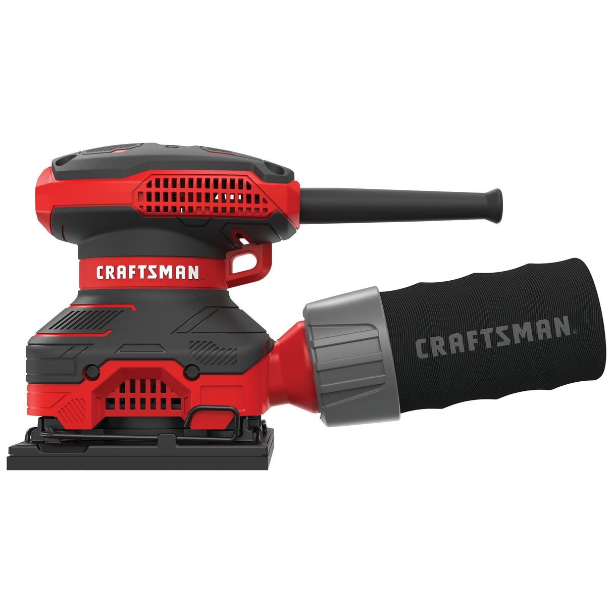 CRAFTSMAN Electric Sander, 1/4 inch Sheet, 13,500 OPM, 2 Amp, Corded (CMEW230) Craftsman
