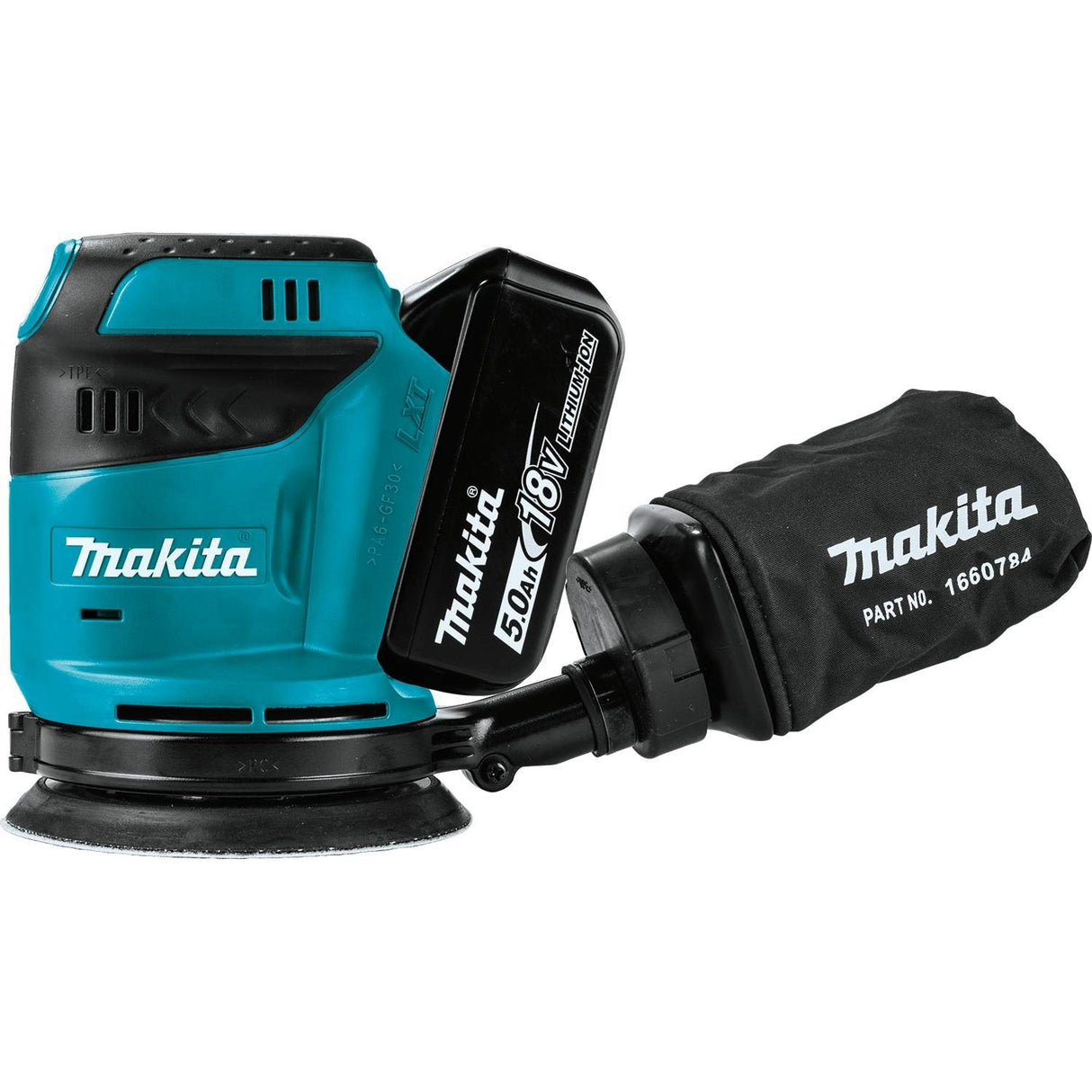 Makita XOB01T 18V LXT® Lithium-Ion Cordless 5" Random Orbit Sander Kit (5.0Ah) Makita