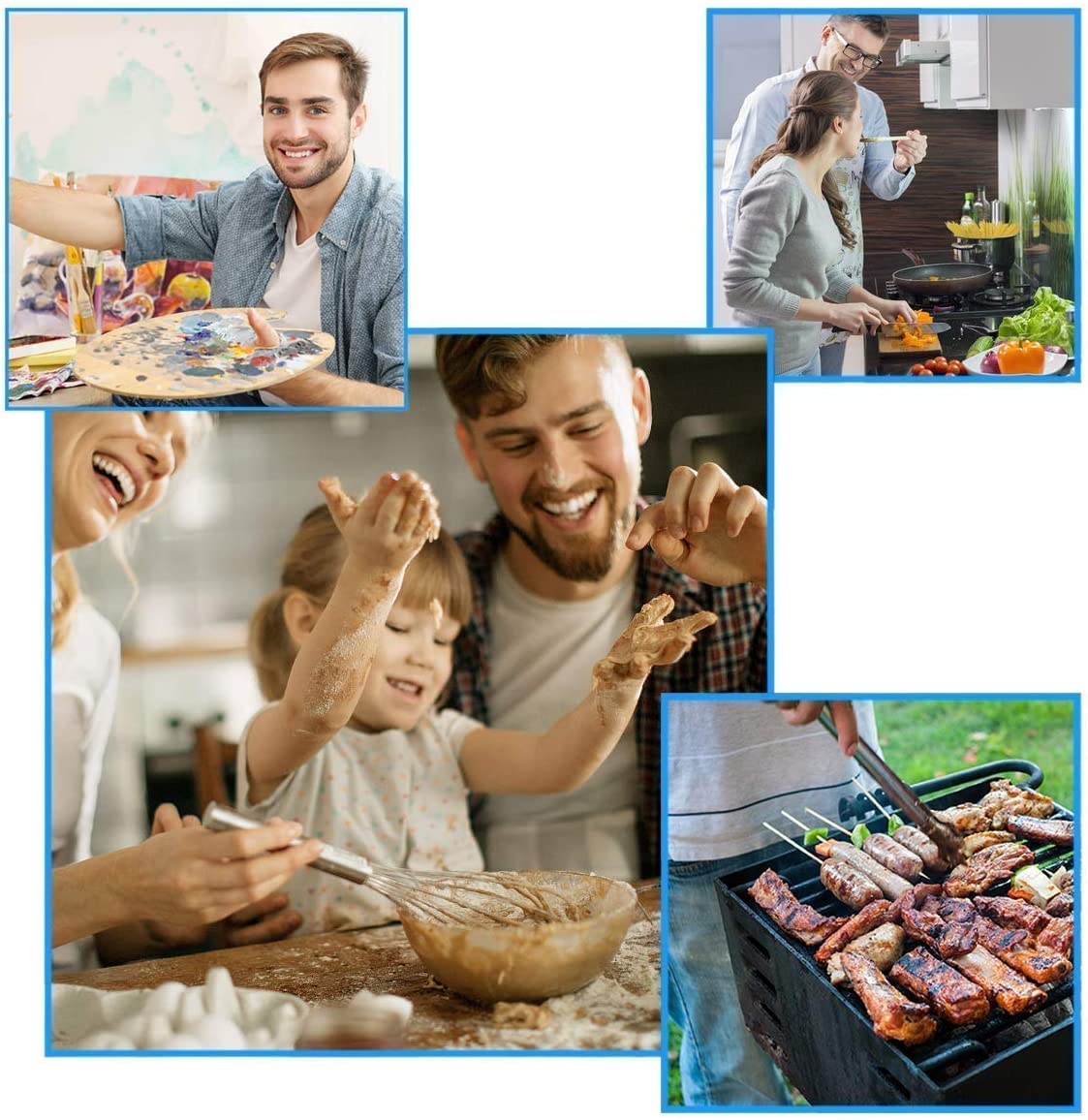 Homsolver Waterproof Apron,35" Heavy Duty Rubber Vinyl Dishwashing Apron,Lab Industrial Chemical Butcher Apron,Dish Apron Homsolver