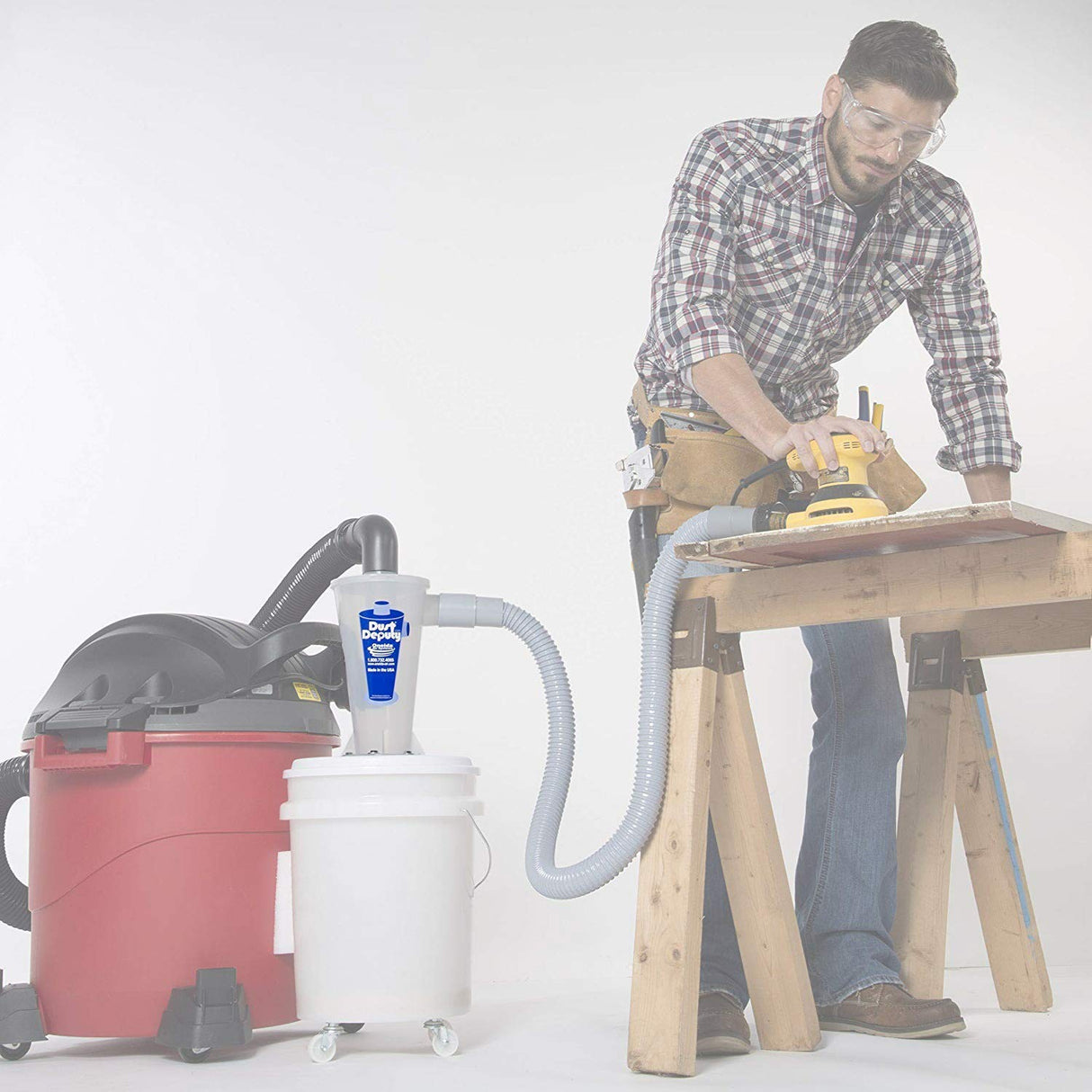 Dust Deputy DIY Anti-Static Retrofit Cyclone Separator for Wet/Dry Shop Vacuums (DD DIY) Oneida Air Systems