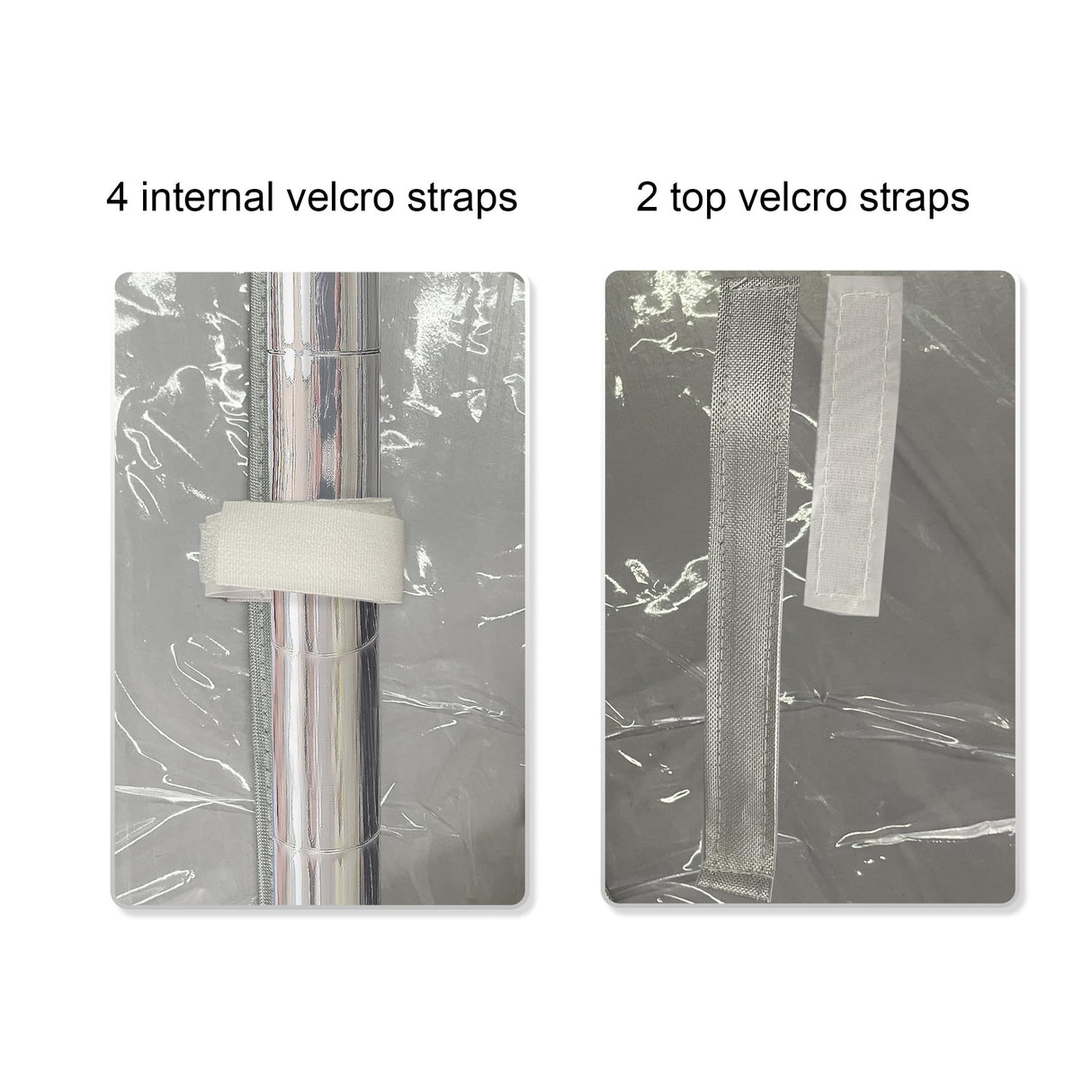 IndigoTempest9 Clear Vinyl Waterproof Shelf Cover for Wire Shelving - 36" W x 14" D x 54" H- Durable and Long-Lasting with Zipper Closure - Protects IndigoTempest9