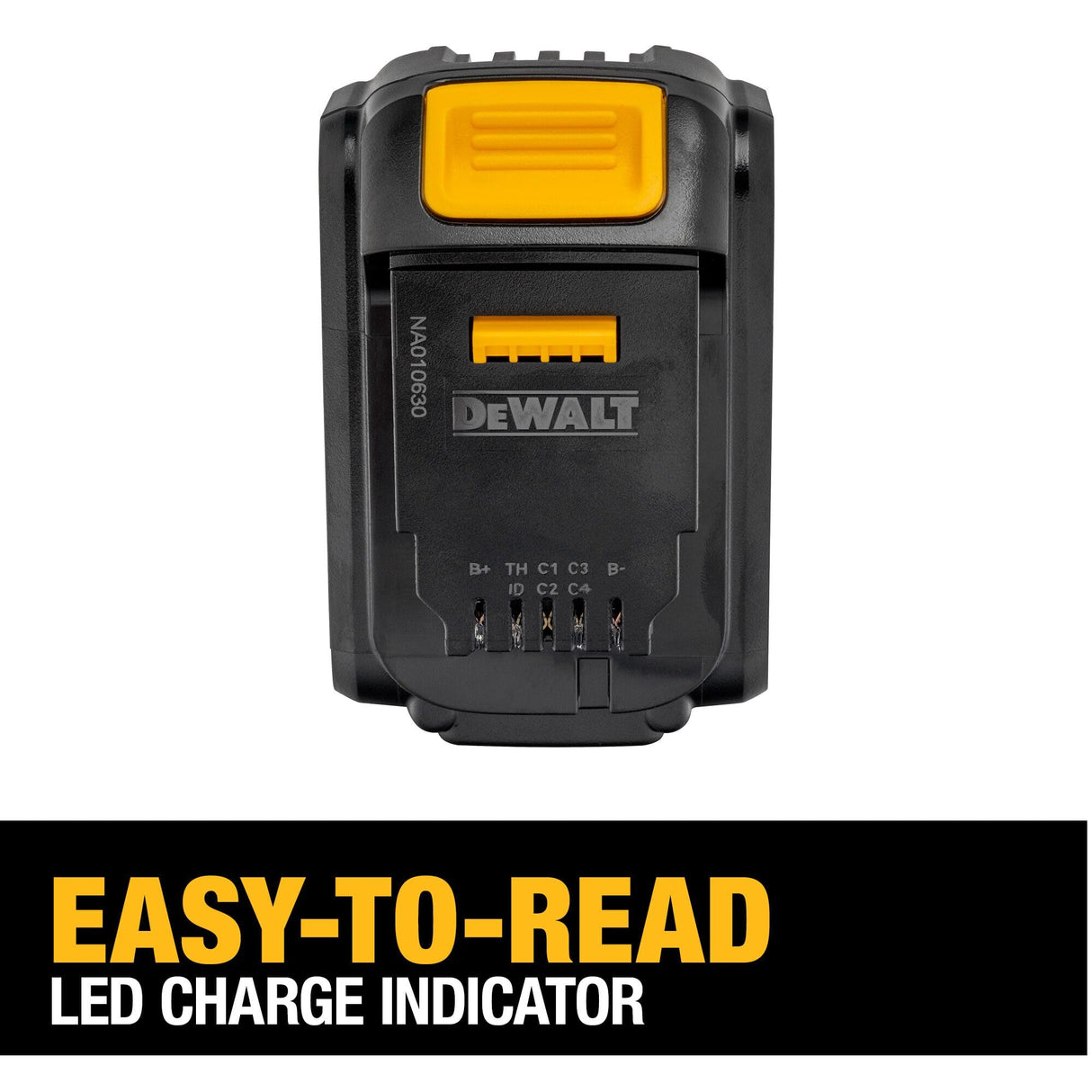 DEWALT 20V MAX Battery with LED Charge Indicator, 3 Amp Hour, 4 Pack (DCB200-4) DEWALT