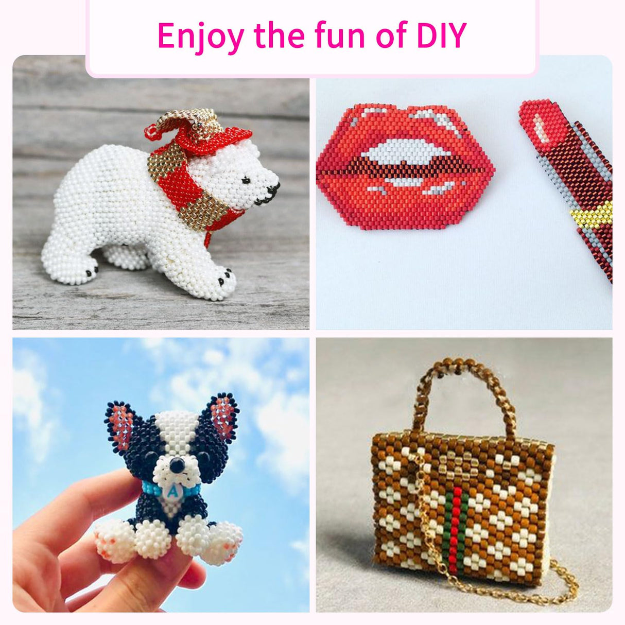 Paodey 30,000 Pcs 3mm 8/0 Glass Seed Beads Friendship Bracelet Making Kit, 96 Colors Small Beads with Letter Accessories Charms for Rings Necklaces Paodey