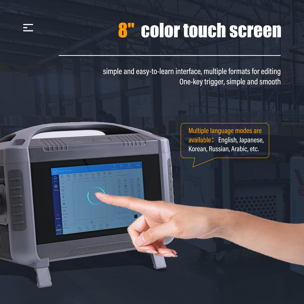 WTTTOOLS Fiber Laser Engraver 30W Fiber Laser Marking Machine MAX Handheld Laser Engraving Machine Portable Laser Marker with 100*100mm Lens Battery WTTTOOLS