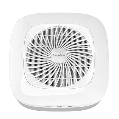 MelodySusie Nail Dust Collector with Reusable Filter, Powerful Vacuum Fan Vent Dust Collector Extractor Electric Dust Suction Machine for Acrylic Gel
