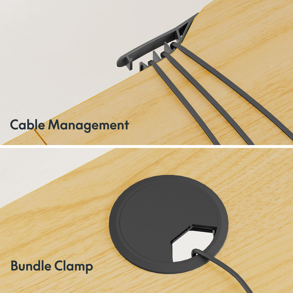 FLEXISPOT Standing Desk 63 x 30 Inch Adjustable Height Desk with Splice Board Home Office Computer Workstation Electric Sit Stand up Desk, Maple Top FLEXISPOT