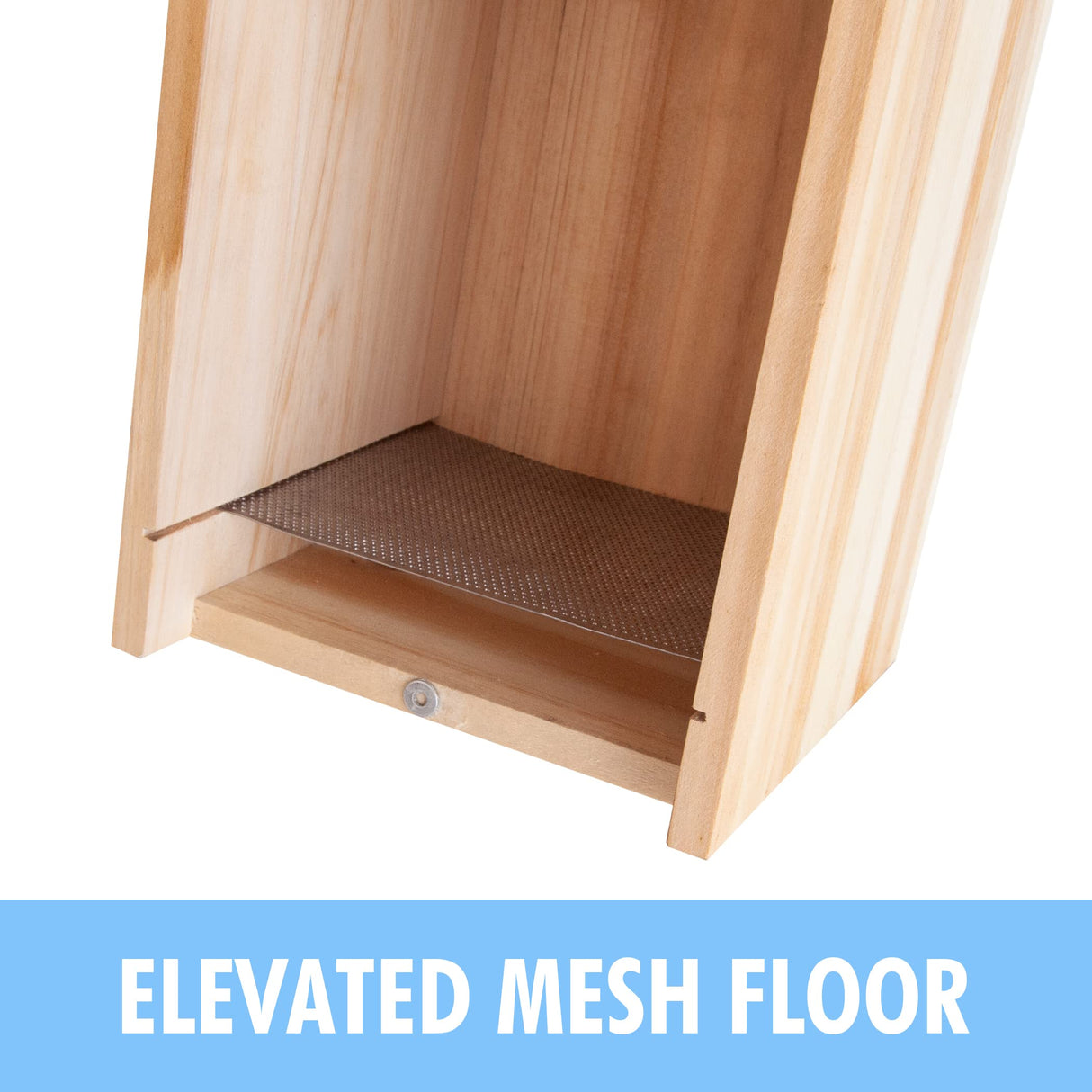 CARTMAN Cedar Blue Bird Box House, Wood Bird Houses for Outside, Hummingbird House for Outside Clearance Garden Country Cottages CARTMAN