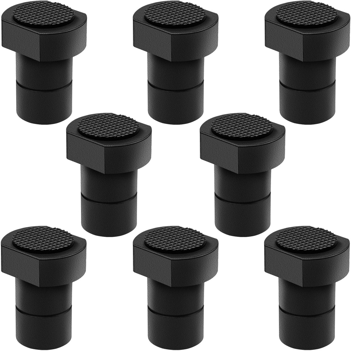 3/4-Inch (19mm) Bench Dogs Aluminum Alloy Non-Slip Pads,Bench Dog Clamp Accessory, MFT Stops for Woodworking, Workbench Accessories (8 Pack) ViewReal