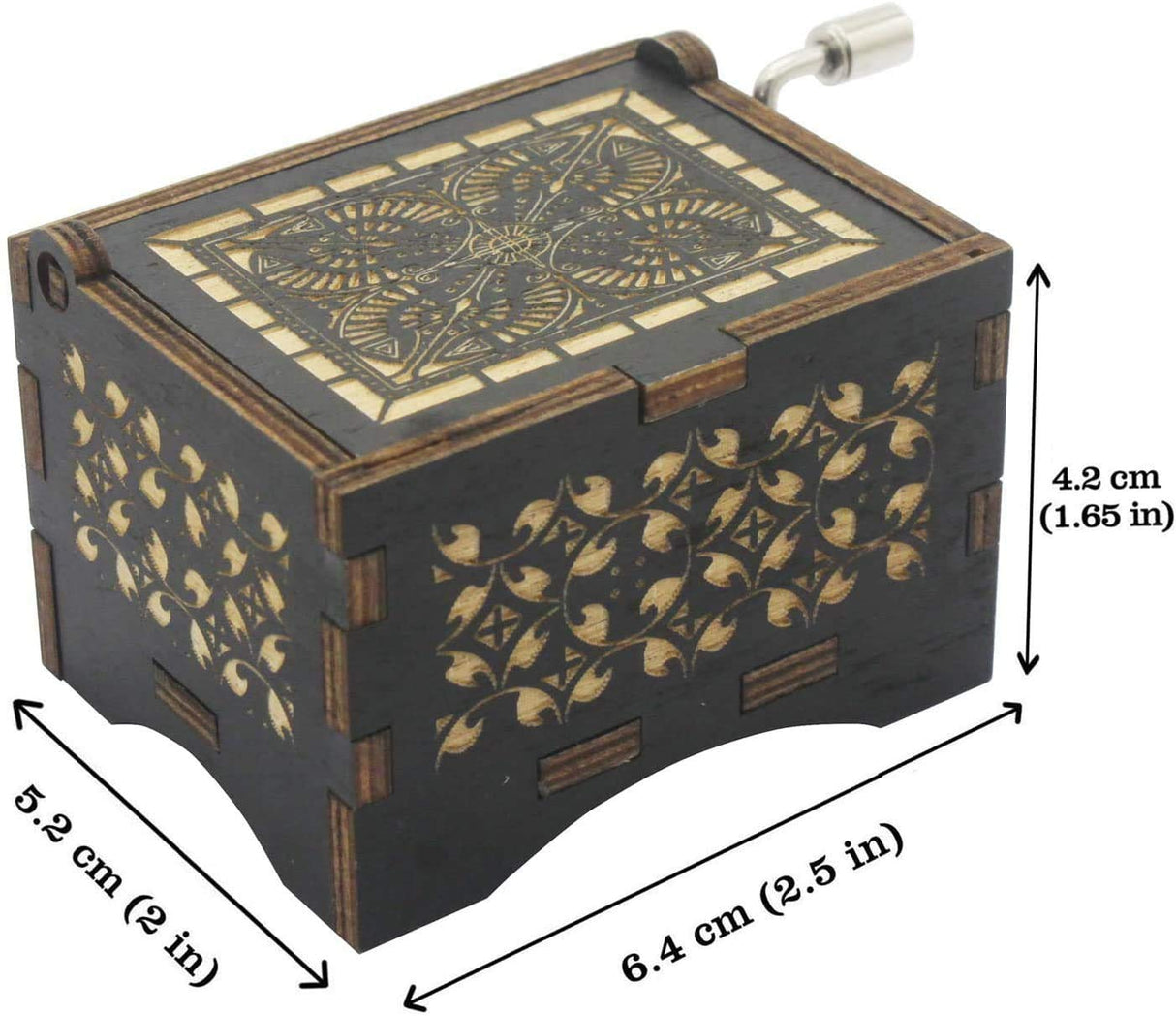 Can't Help Falling in Love Wood Music Box, Antique Engraved Musical Boxes Case for Love One Wooden Music Box - Gifts for Lover, Boyfriend, WoodArtSupply