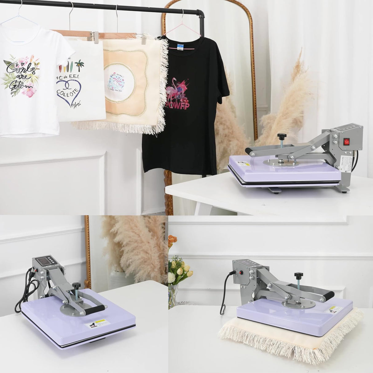 AKEYDIY Heat Press 15X15 Slide Out Sublimation T-Shirt Heat Press Machine for T Shirts Industrial-Quality Digital Sublimation Heat Press Machine for AKEYDIY