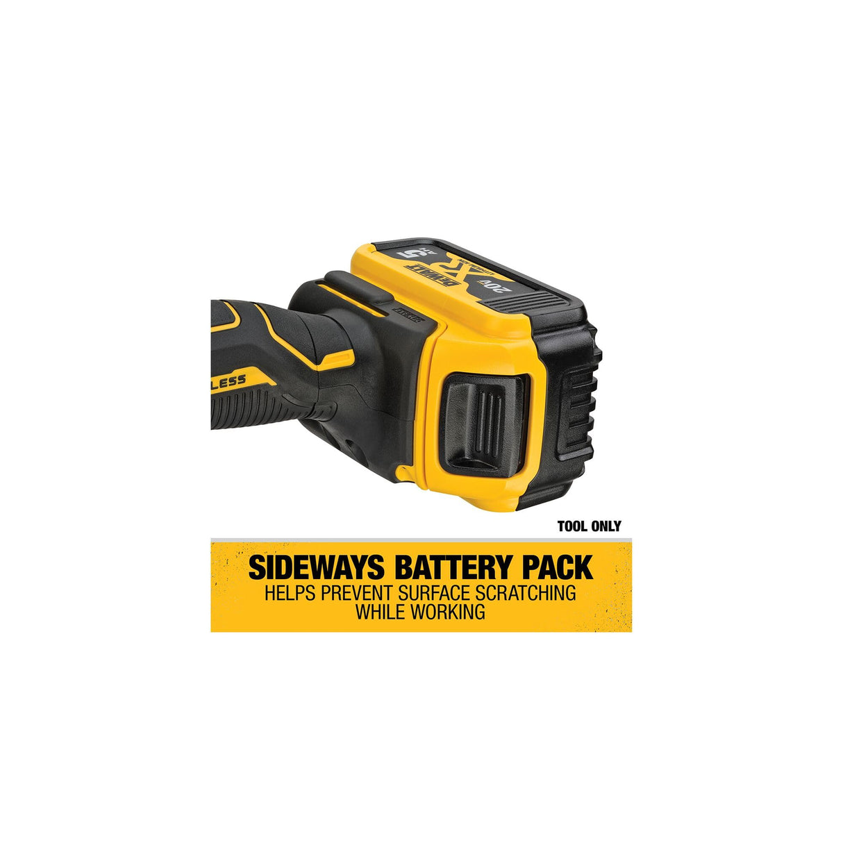 DEWALT 20V MAX* XR Cordless Polisher, Rotary, Variable Speed, 7-Inch, 180 mm, Tool Only (DCM849B) DEWALT