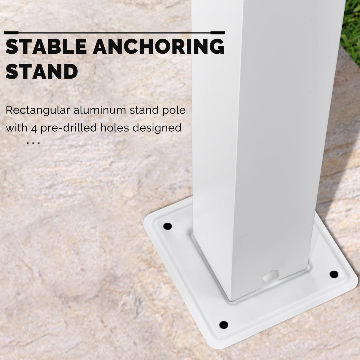 PURPLE LEAF 10' x 13' Outdoor Retractable Pergola White Heavy-Duty Aluminum Pergola Patio Modern Pergola with Double Sun Shade Canopy for Gardens PURPLE LEAF