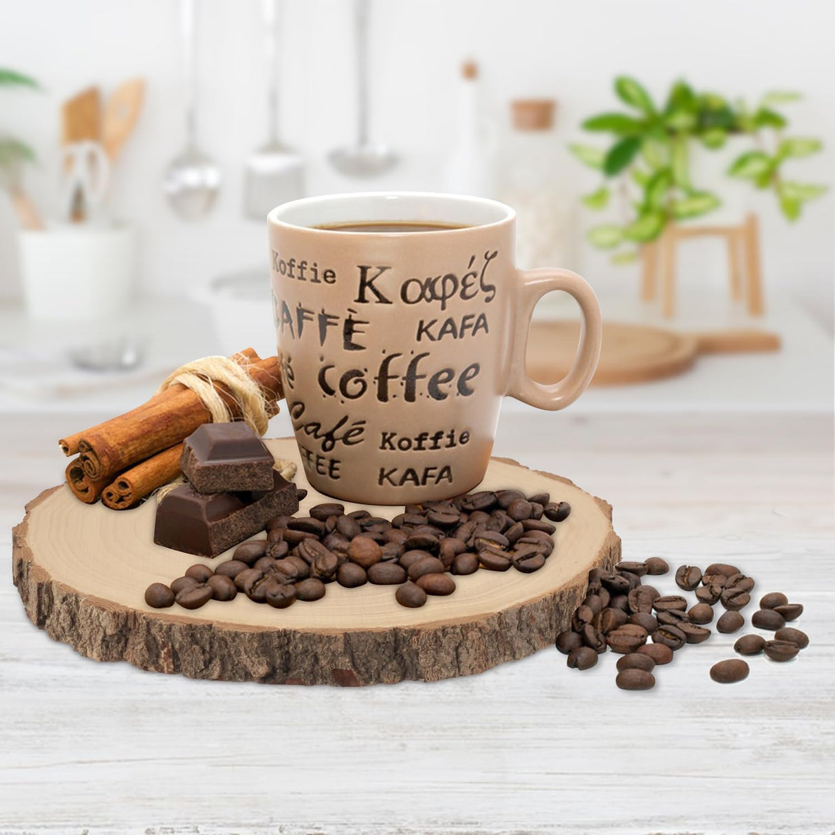 4 PCS 8-9 Inch Natural Wood Slices, Unfinished Paulownia Wood Circles with Barks for Coasters, DIY Crafts, Christmas Rustic Wedding Ornaments and GNIEMCKIN