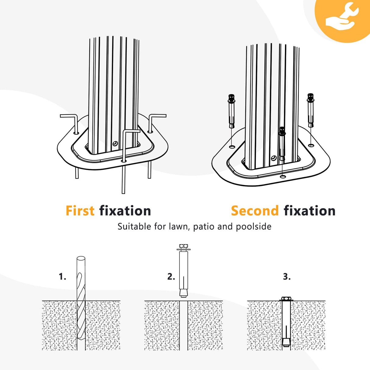 Jolydale 10'x12' Hardtop Gazebo, Double Roof Gazebo, Aluminum Frame Permanent Pavilion with Netting and Curtains, Outdoor Polycarbonate Gazebo, for Jolydale