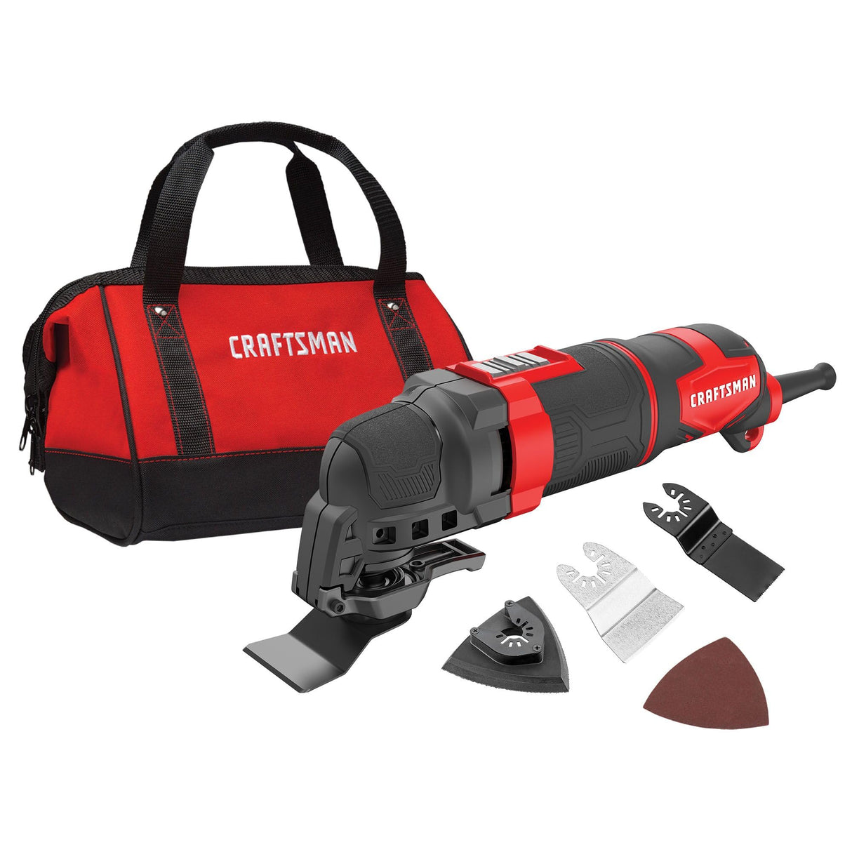 CRAFTSMAN Oscillating Tool Kit, 3-Amp, 14-Pieces, Corded (CMEW400) Craftsman