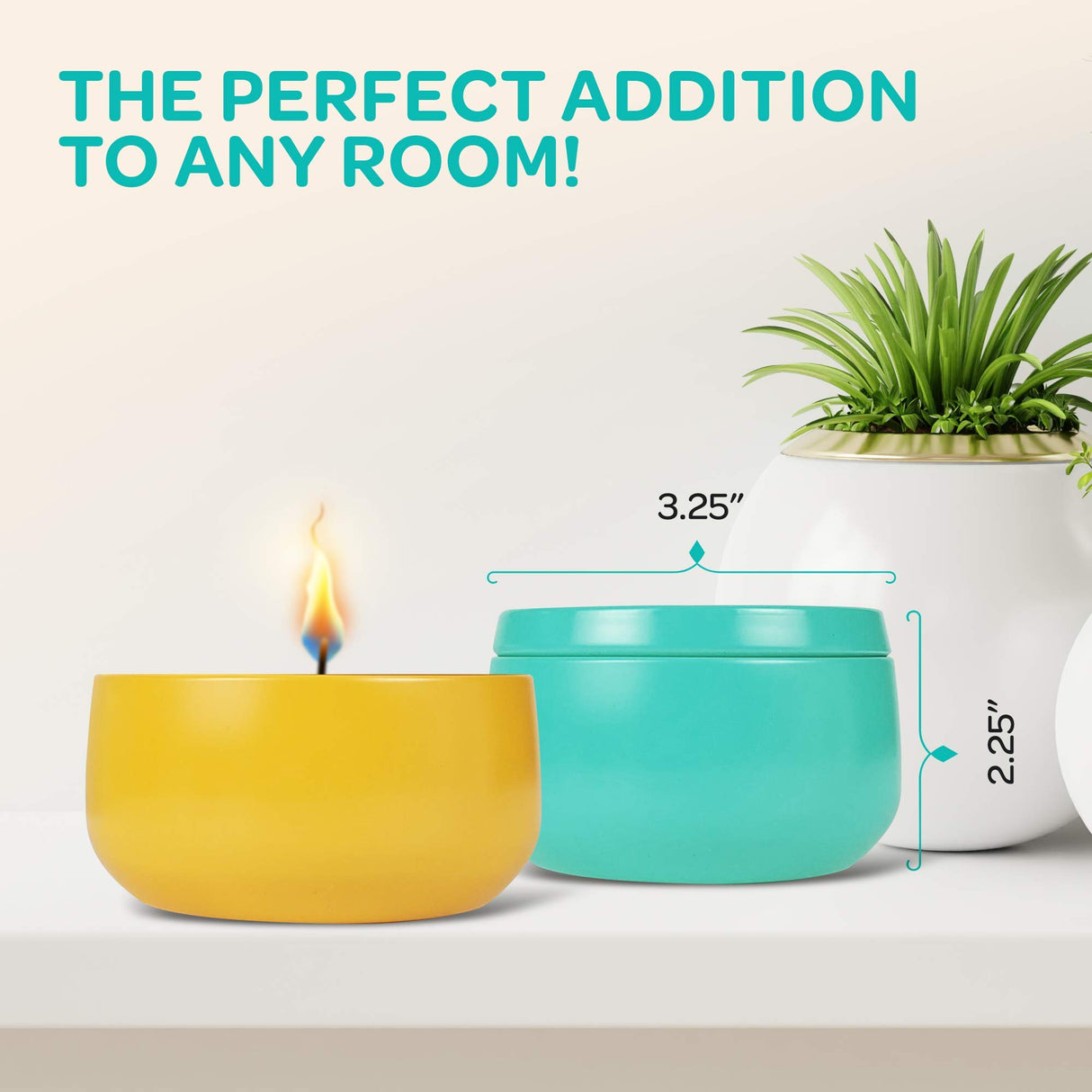 Hearts & Crafts DIY Complete Soy Wax Candle Making Kit - 2lbs Soy Candle Wax and All Candle Making Supplies Included and Candle Jars - Complete DIY Hearts & Crafts