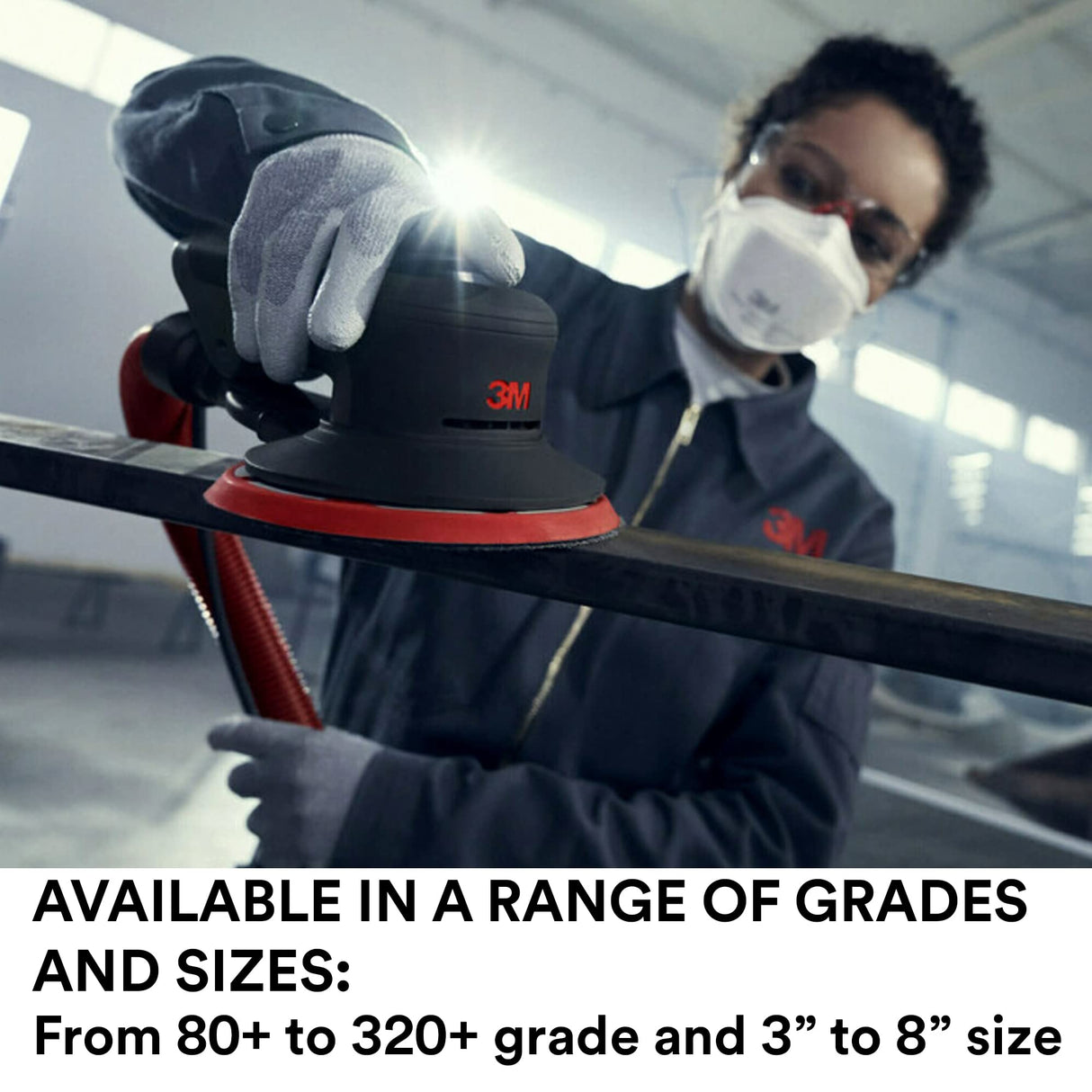 3M Xtract Cubitron II Net Disc 710W, 120+, 5 in, Die 500X, Pack of 50 Hook and Loop Sanding Discs, Virtually Dust-Free, Premium Option for Metal, Xtract
