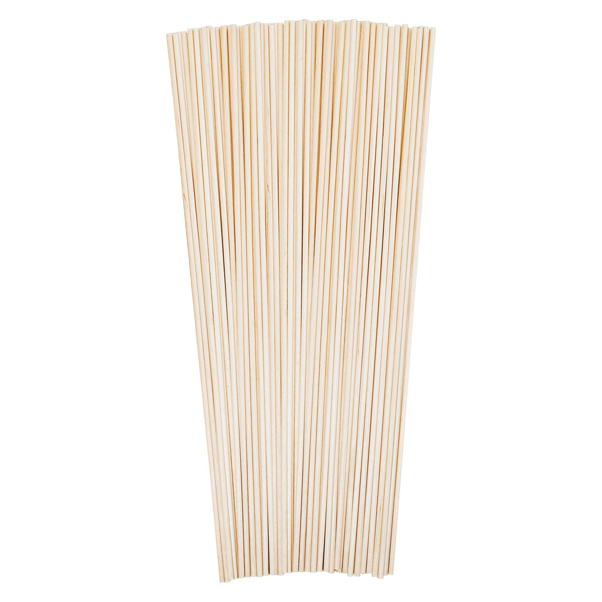 KTOJOY 70PCS Dowel Rods Wood Sticks Wooden Dowel Rods - 1/8x 12 Inch Precut Dowels for Crafting, Hardwood Dowel Rod Assortment, Cake Dowels for KTOJOY