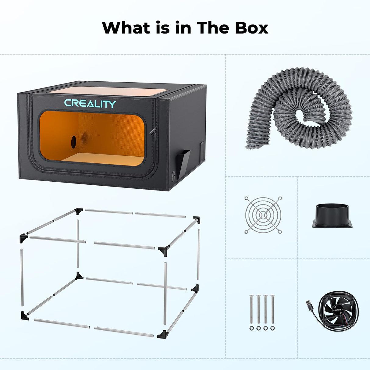 Enclosure for Laser Engraver Flame Retardant and Smoke-Proof Falcon 2 and Other Laser Cutter Foldable Laser Engraving Machine Accessories Effectively CREALITY FALCON